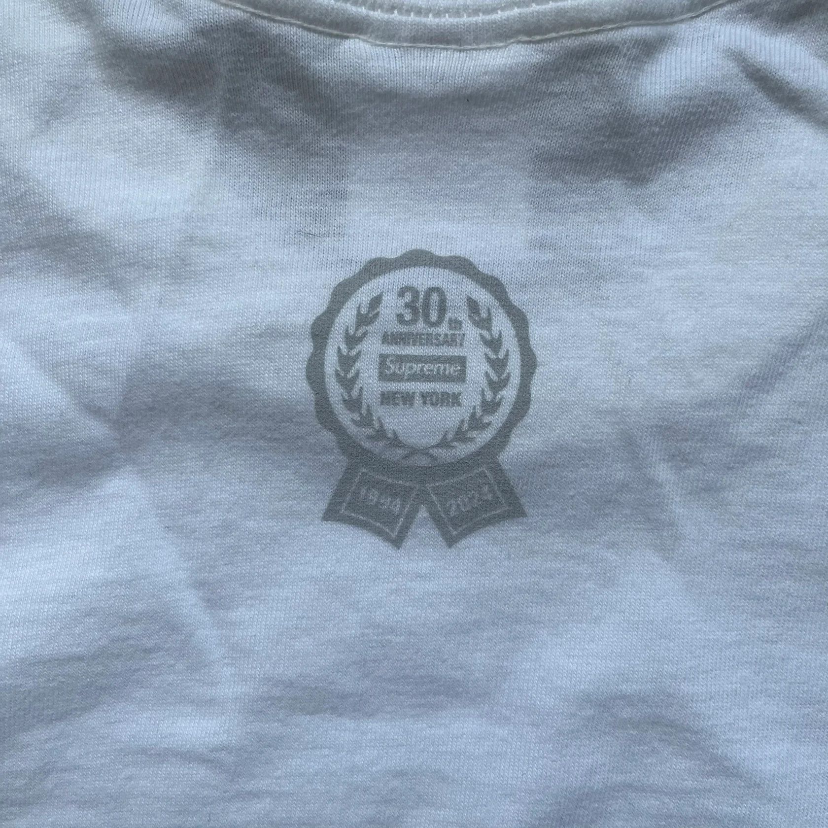 Supreme Supreme 30th Anniversary SS24 First Tee Size US L / EU 52-54 / 3 - 4 Thumbnail