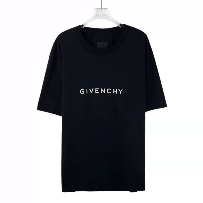 Givenchy Givenchy Black Logo Letter Print T-Shirt Size US L / EU 52-54 / 3 - 1 Thumbnail