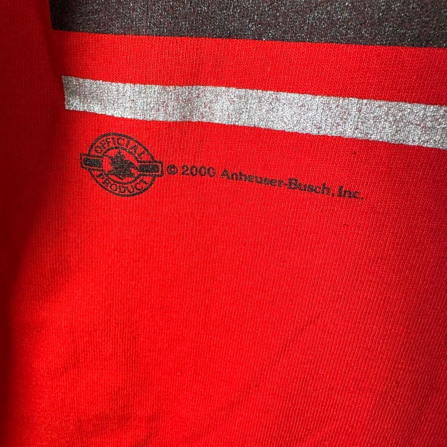 Chase Authentics VINTAGE Dale Earnhardt Jr Budweiser Racing T-Shirt Mens L Red NASCAR 8 Size US L / EU 52-54 / 3 - 3 Thumbnail
