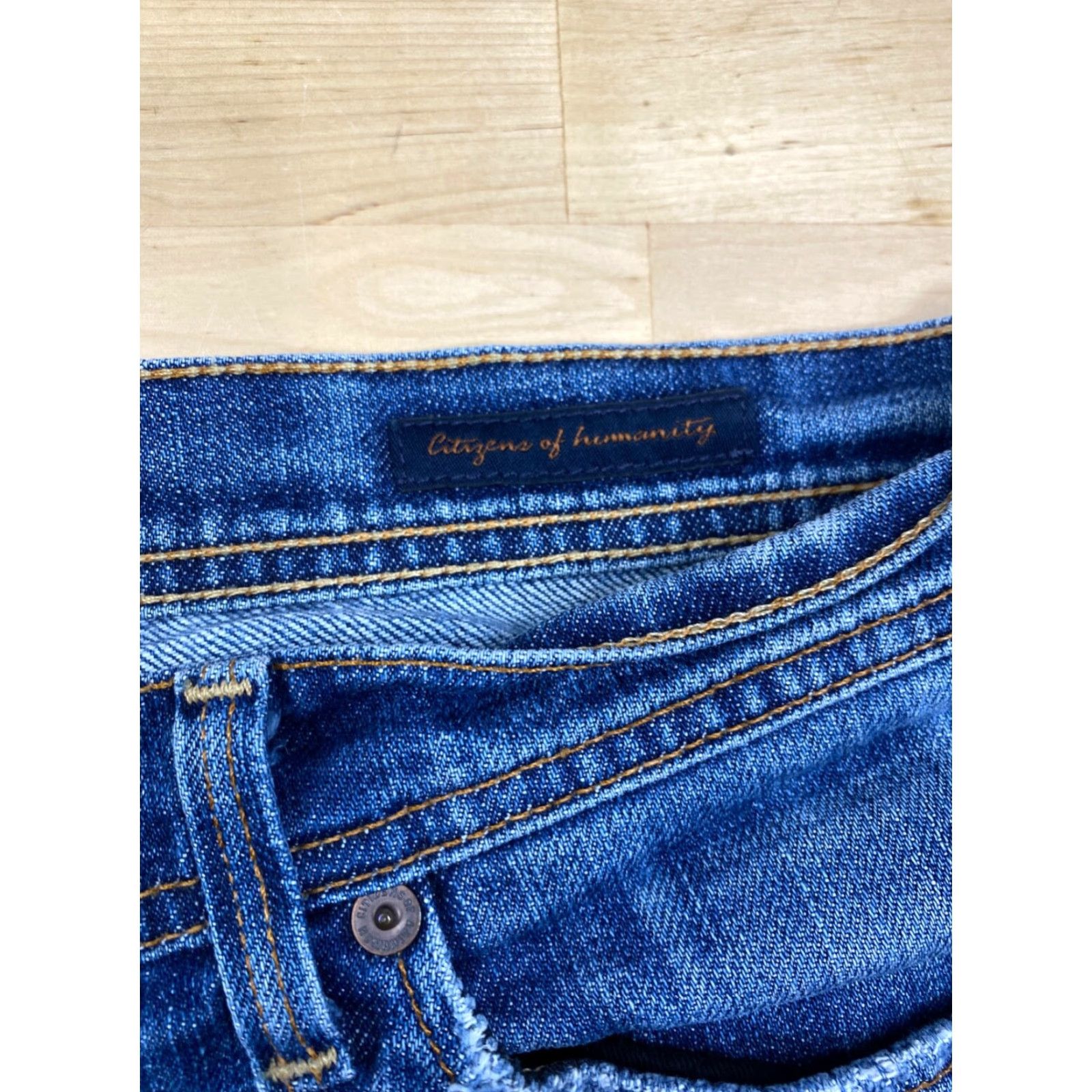 Citizens Of Humanity Citizens of Humanity Womens Jeans Flared Blue 29 Low Waist Casual Size 29 Womens Jeans Flared Blue 29 N/A Size 29" - 6 Thumbnail
