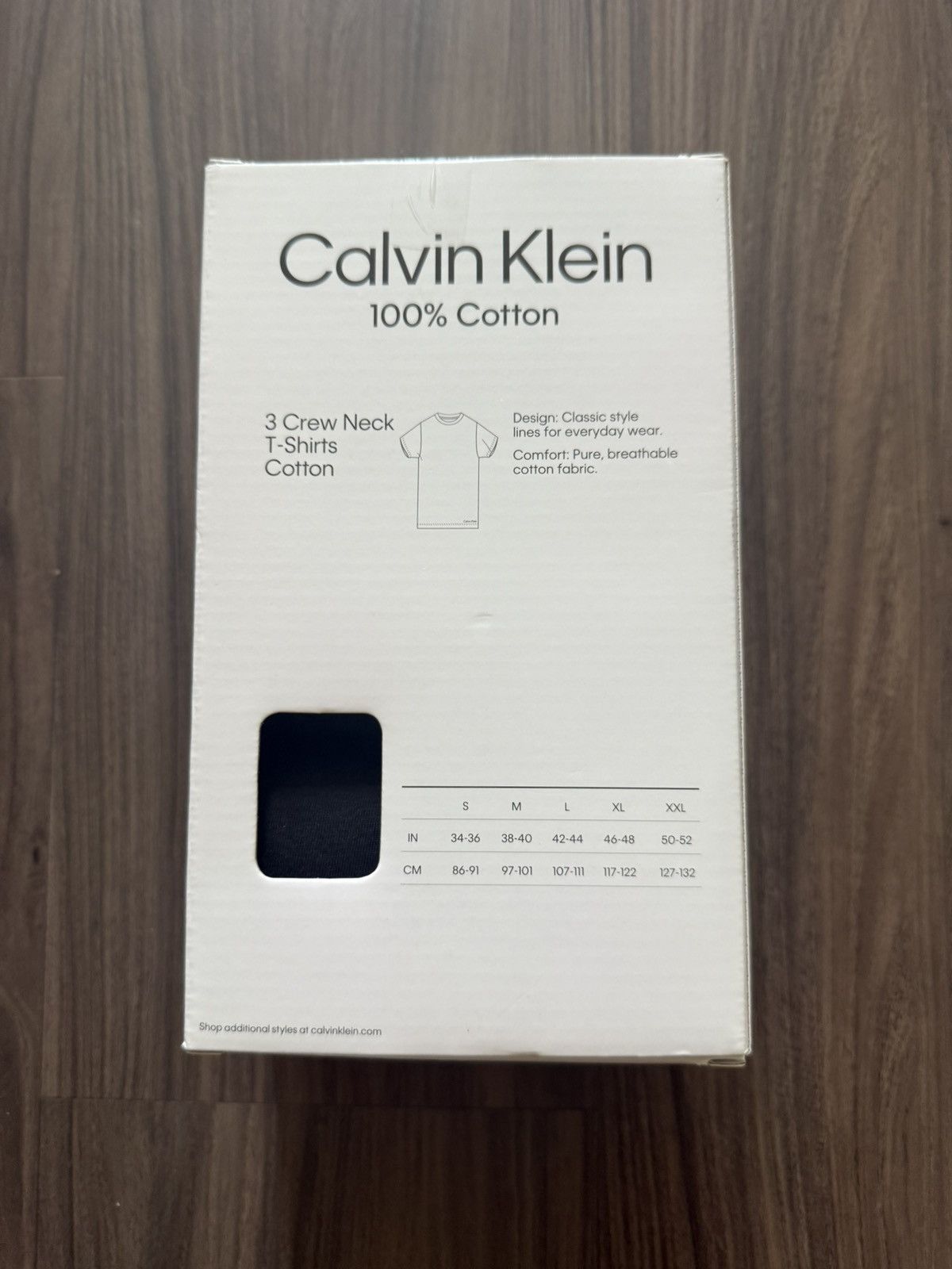 Calvin Klein Calvin Klein Under Shirt For Men - Black L (3-Pack) Size US L / EU 52-54 / 3 - 3 Thumbnail