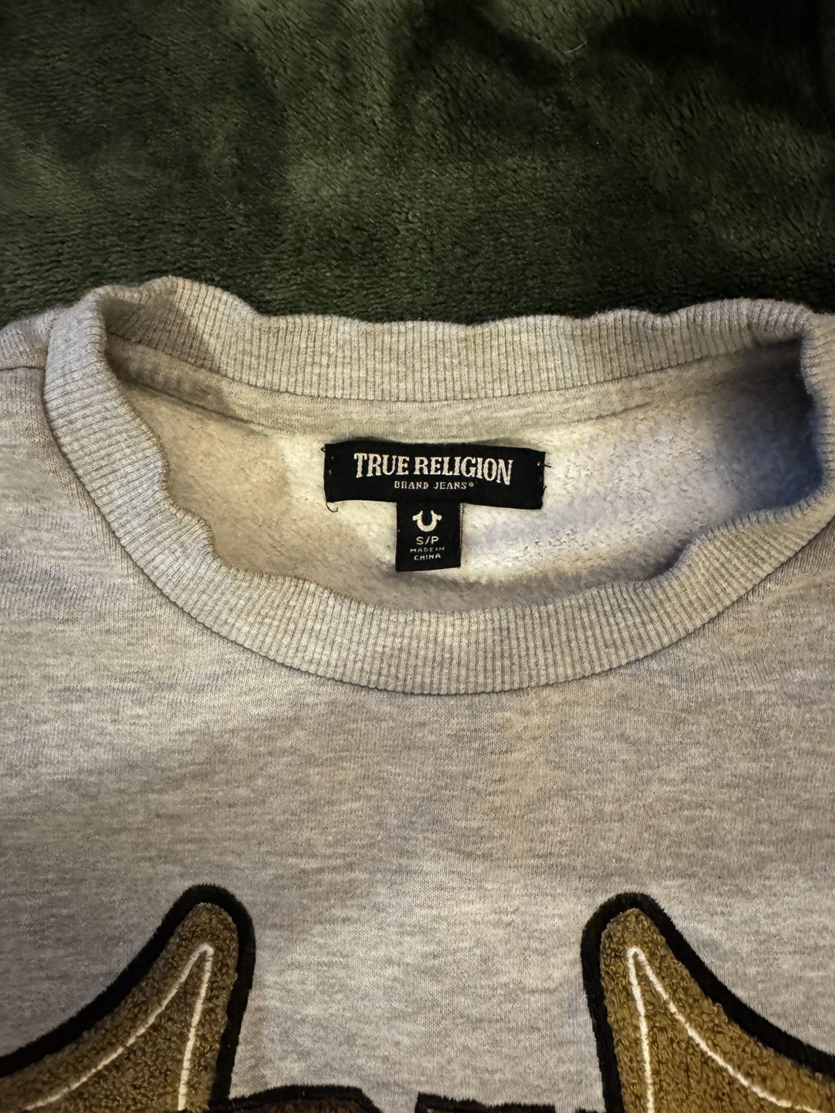 True Religion True Religion Gray Pullover Size M / US 6-8 / IT 42-44 - 3 Thumbnail