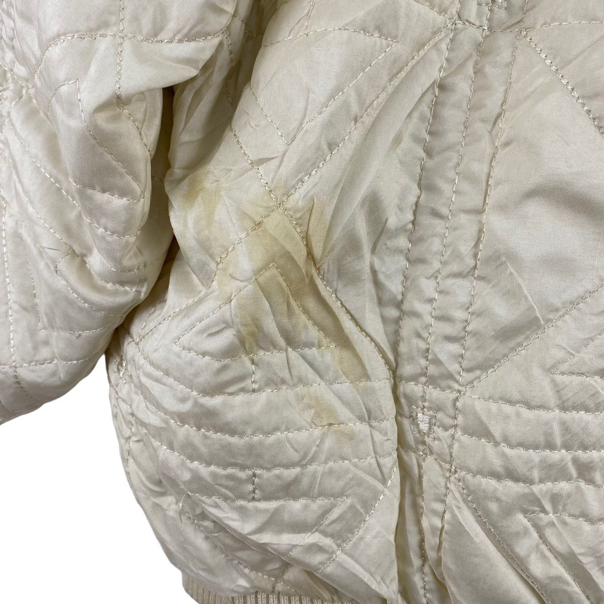 Courreges × Vintage Vintage COURREGES SPORT FUTUR France Designer Puffer Cream Size XXL / US 16-18 / IT 52-54 - 9 Thumbnail