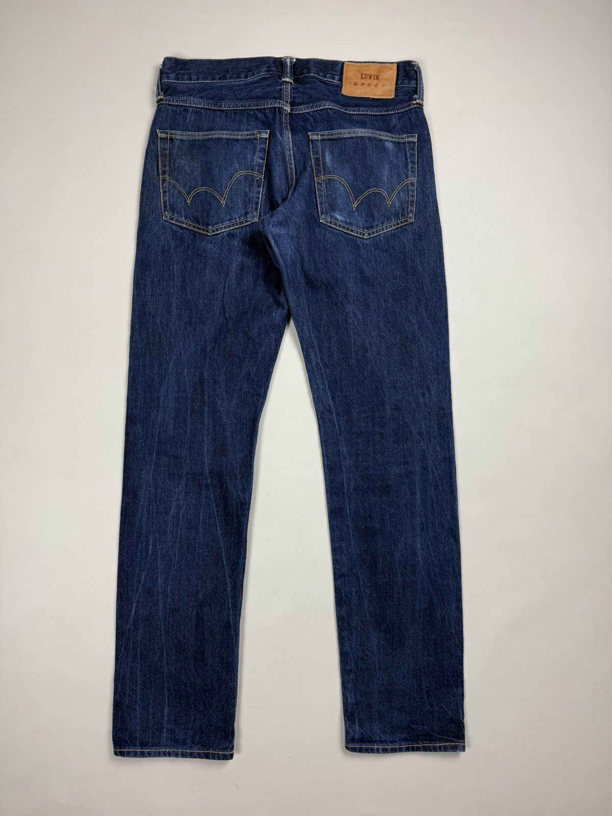 Edwin Edwin ED-55 Regular Tapered Rainbow Selvedge Denim Jeans Size US 31 - 15 Thumbnail