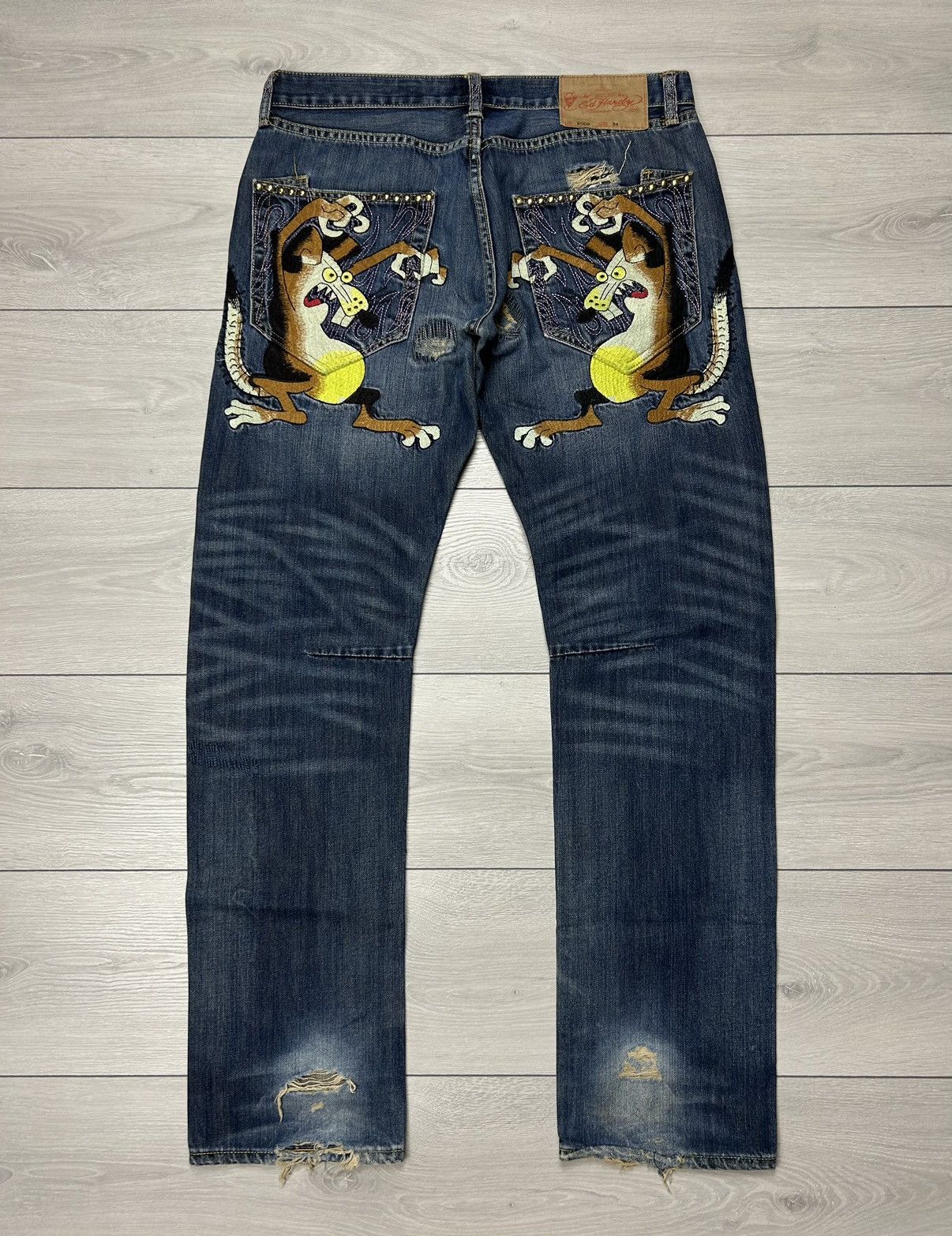Ed Hardy Ed Hardy vintage denim jeans size 32 | Grailed