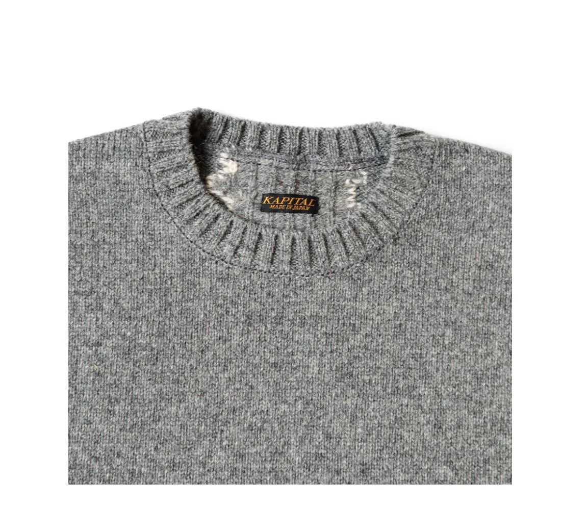 Kapital Kapital Kountry Skeleton Knit 5G Vest Gray Wool Size 5 Size US XL / EU 56 / 4 - 5 Thumbnail