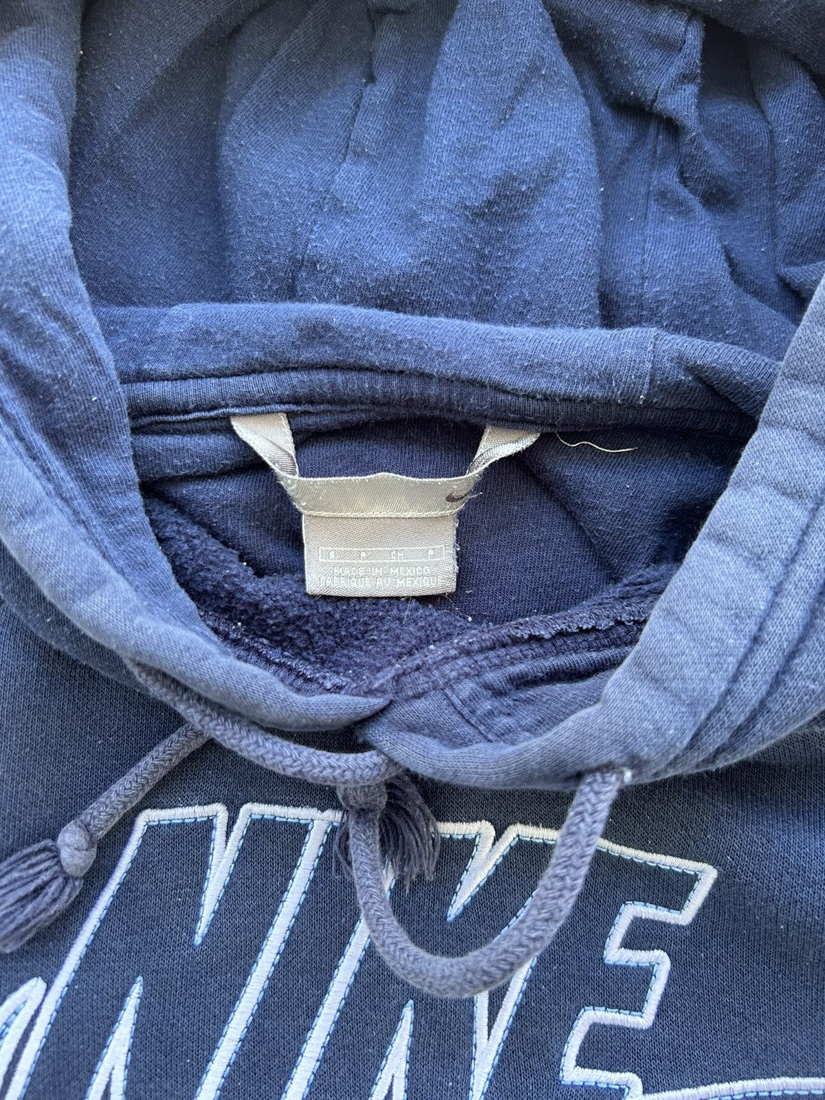 Nike × Vintage Y2K Nike spellout hoodie Size US XL / EU 56 / 4 - 2 Thumbnail