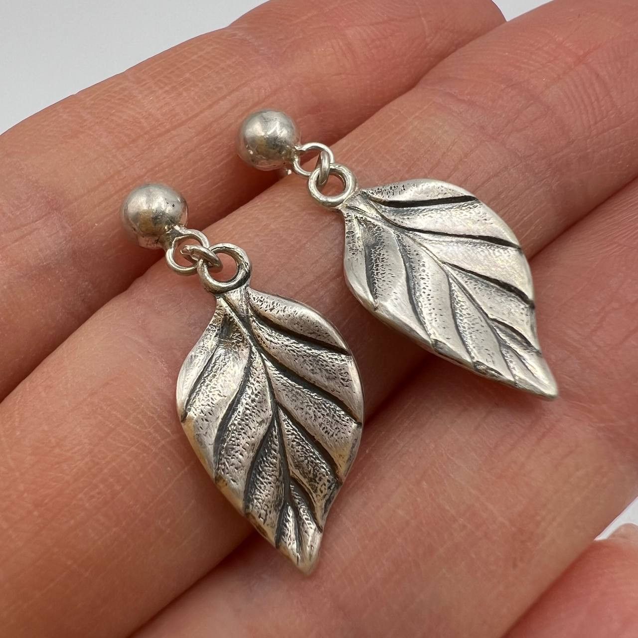 Vintage USSR Jewelry Set Silver 875 / 916 Earrings Pendant