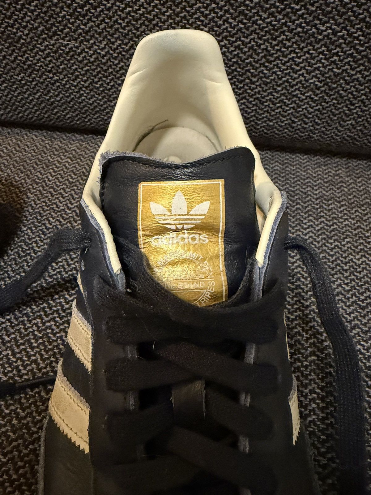 Adidas Navy Blue Leather Adidas Sambas Size US 10.5 / EU 43-44 - 6 Thumbnail