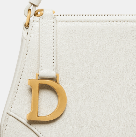 Dior o1w1db11125 S5909C Size: OS / Saddle Rodeo Pouch in White Size ONE SIZE - 5 Thumbnail