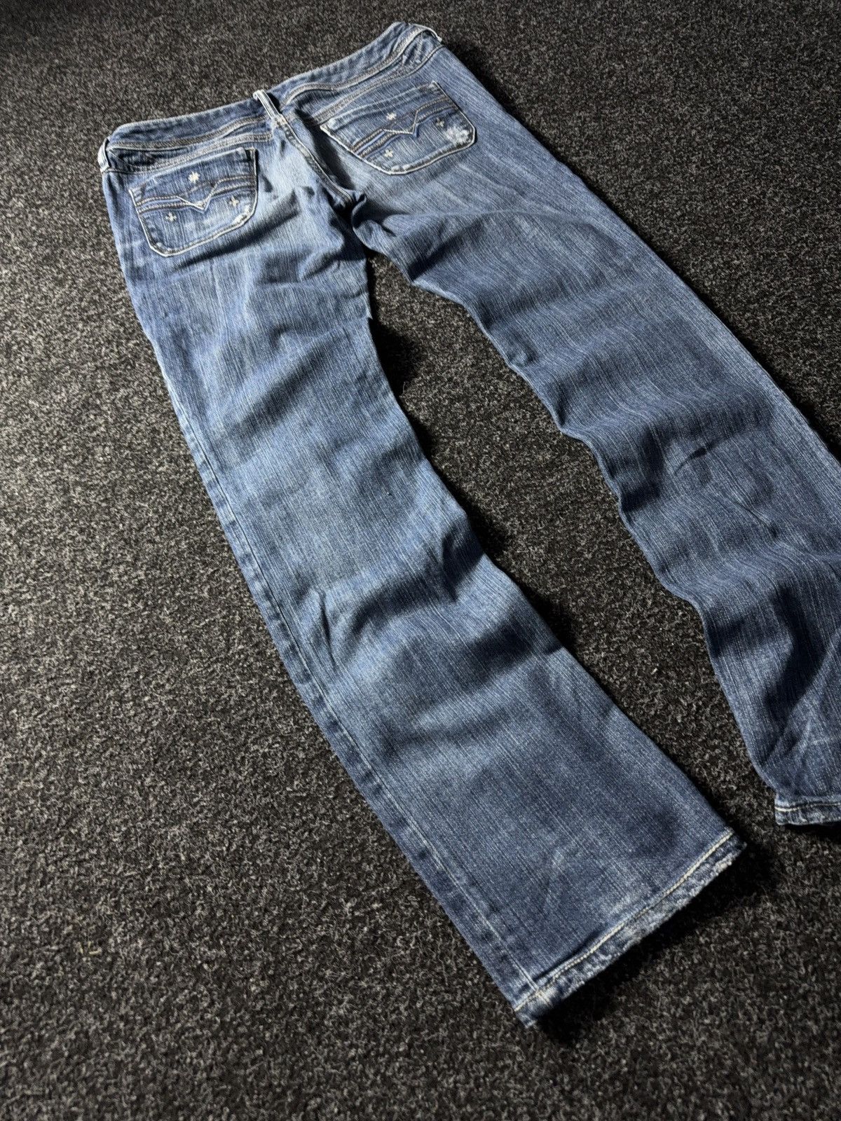 Diesel × If Six Was Nine × Vintage Vintage 90s Y2K Diesel Industry Wash Faded Italy Jeans pants Size US 31 - 9 Thumbnail