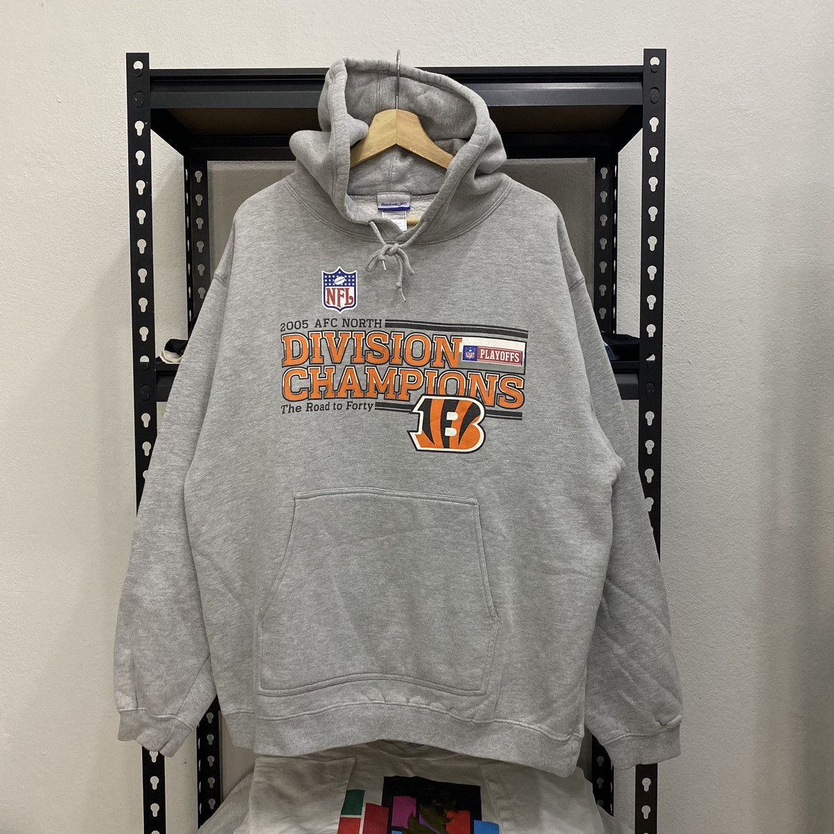 NFL × Reebok × Vintage Vintage Reebok NFL AFC North Division Hoodie❗️ Size US XL / EU 56 / 4 - 1 Thumbnail