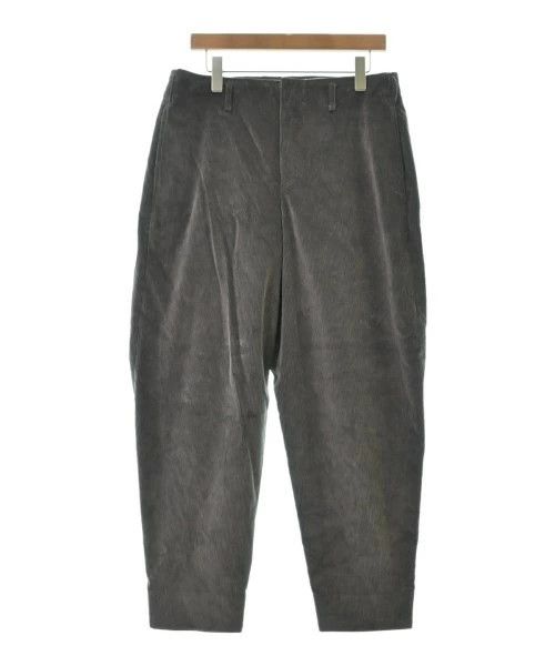 Comme des Garcons Homme Plus Cropped Pants Cotton Zipper Corduroy Pleated Hem Gray Size US 33 - 1 Thumbnail