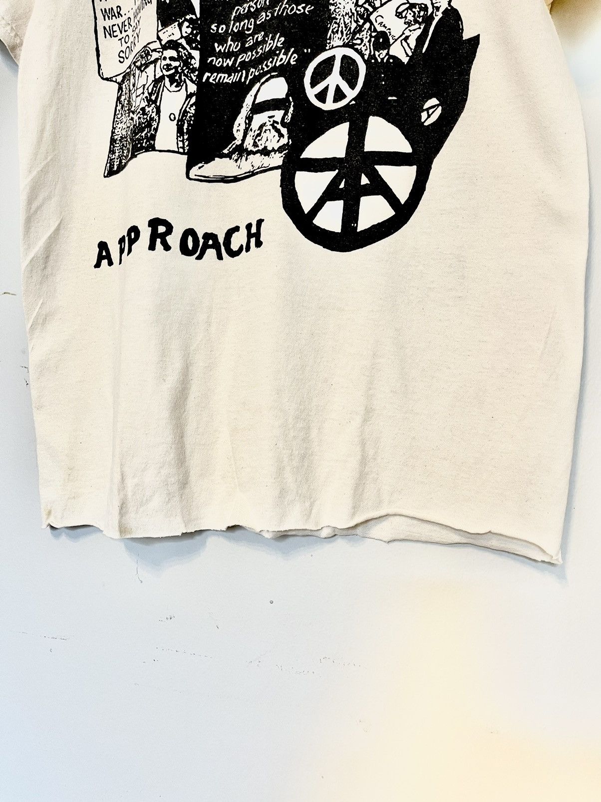 Japanese Brand “No More War” Tee Size US S / EU 44-46 / 1 - 2 Thumbnail