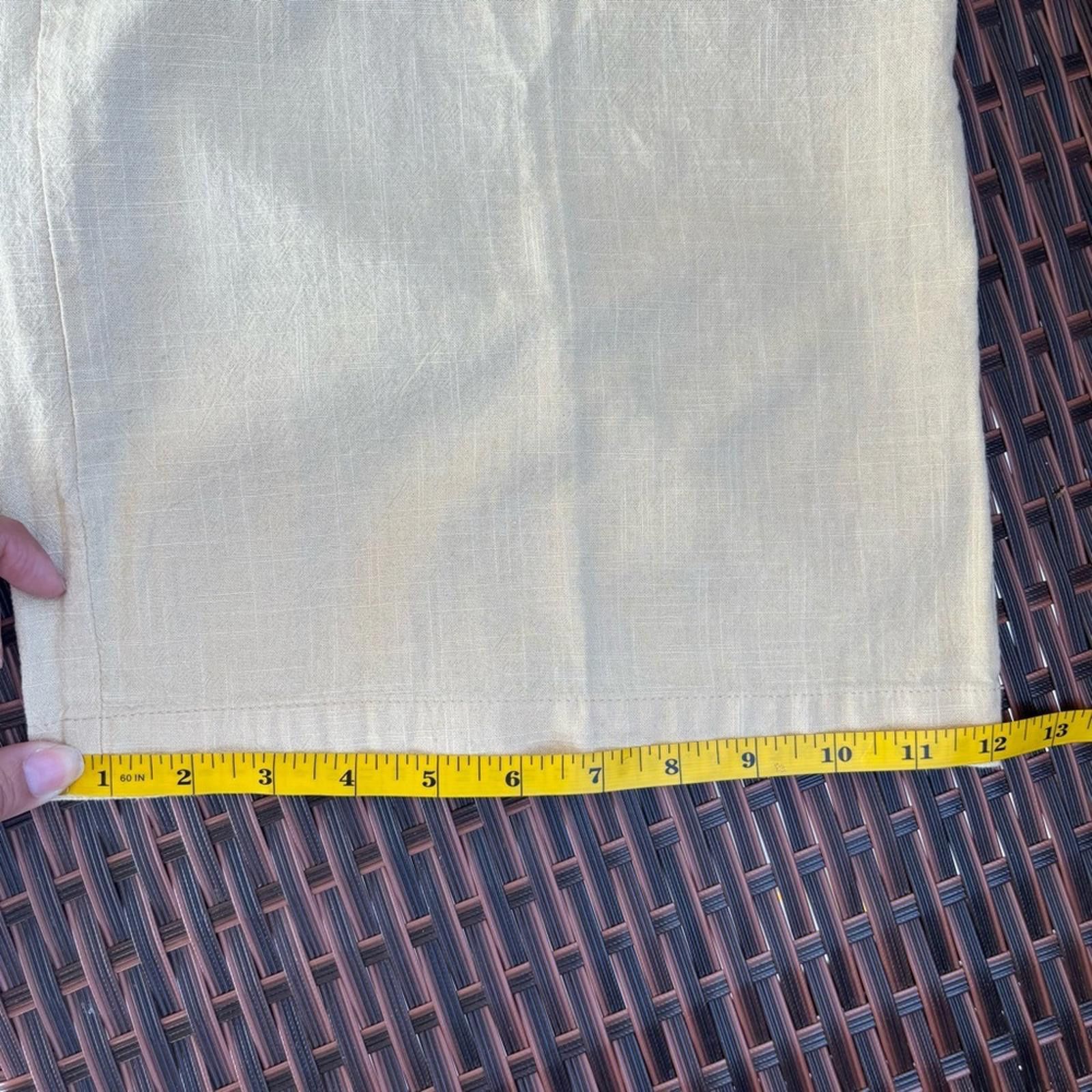 Other 100% cotton Tan Wide Leg Pants Size L Size 36" / US 14 / IT 50 - 7 Thumbnail