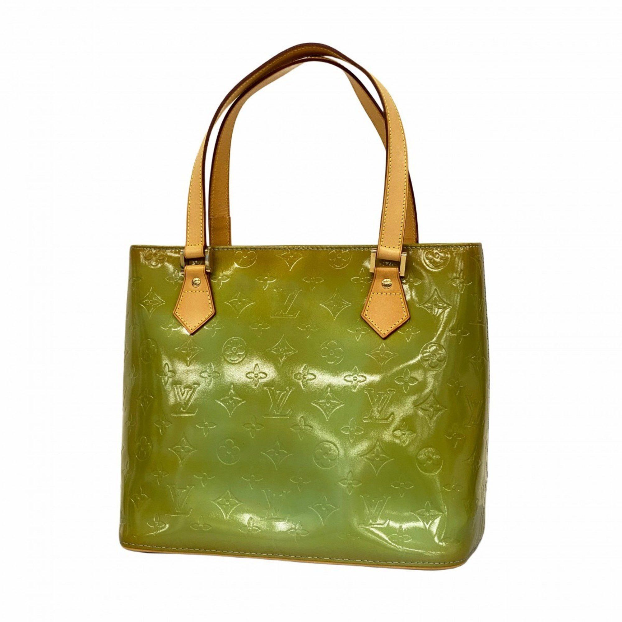 Louis Vuitton Tote Bag Vernis Houston M91005 Baby Blue Ladies, Women's