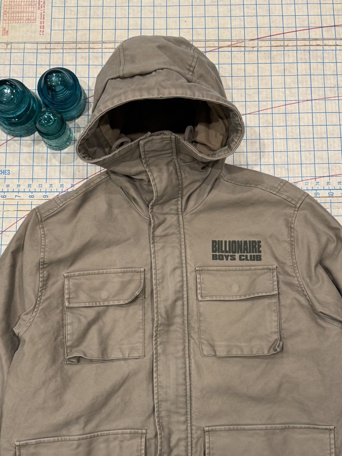 Billionaire Boys Club Billionaire Boys Club Beige Cotton Moleskin Field Jacket Men Size US S / EU 44-46 / 1 - 5 Thumbnail