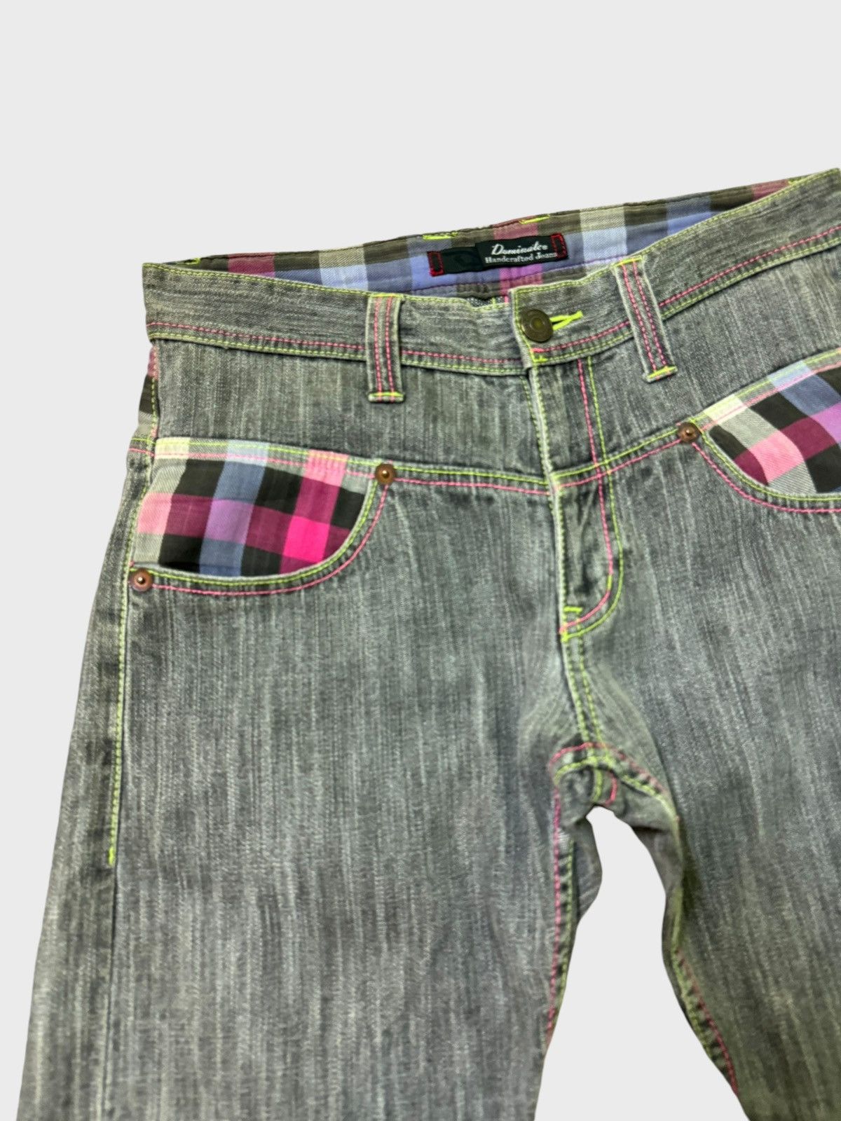 If Six Was Nine Dominate Handcrafted Plaid Tartans Junya Watanabe Denim Size US 32 / EU 48 - 5 Thumbnail