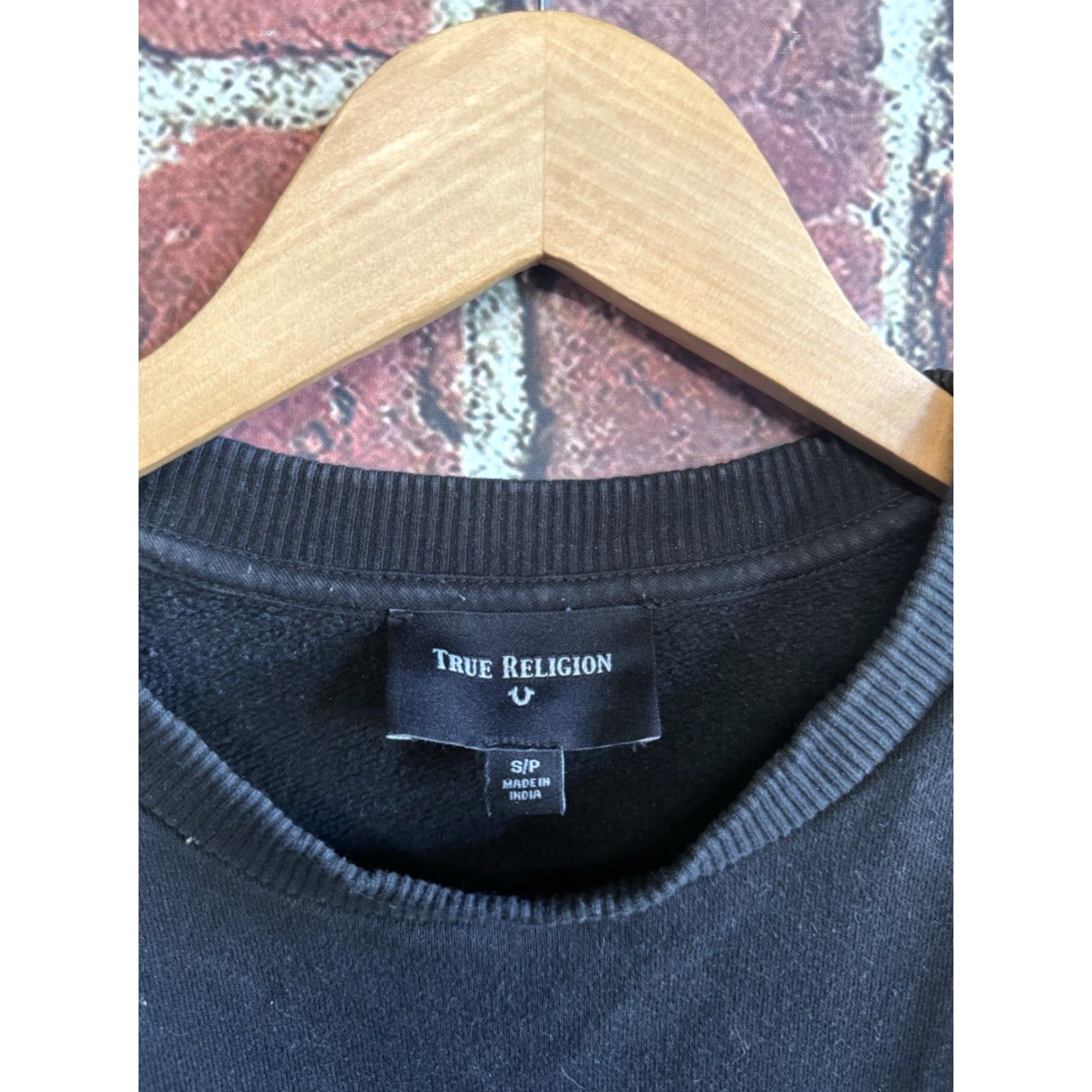 True Religion TRUE RELIGION Sweatshirt Womens Black Long Sleeve Pullover Size Small Size S / US 4 / IT 40 - 3 Thumbnail