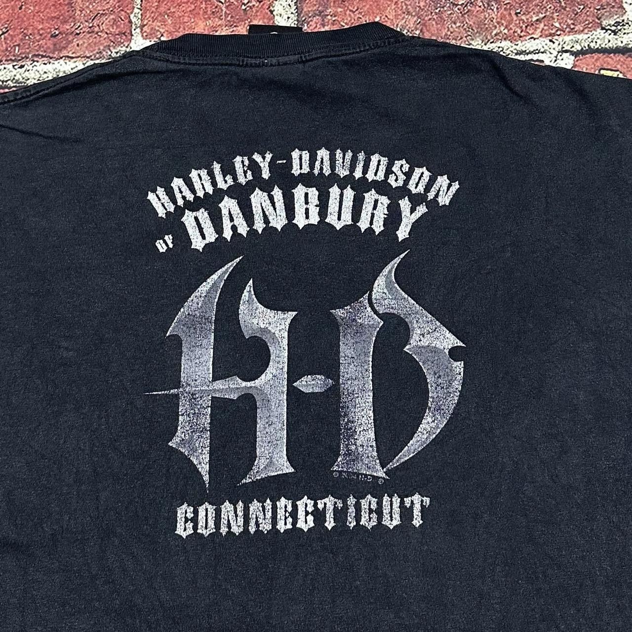 Vintage Vintage Harley Davidson Distressed Flames Tribal T-Shirt Size US L / EU 52-54 / 3 - 4 Thumbnail