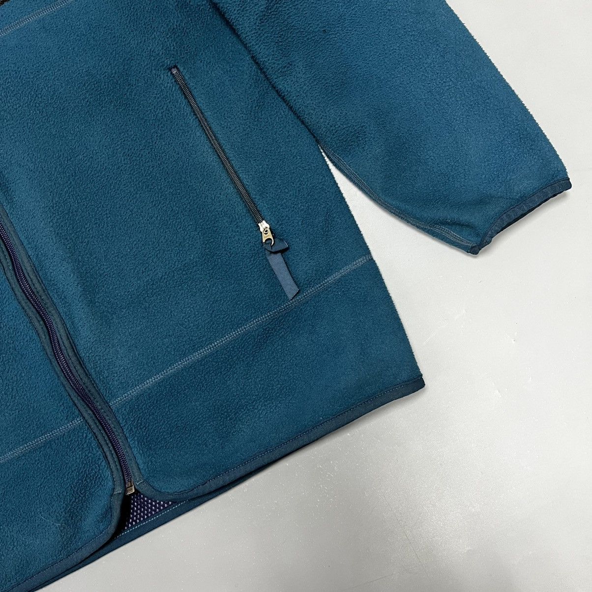 Patagonia × Vintage Vintage Patagonia Fleece Zip Jacket sweater Y2K made in USA🇺🇸 Size US L / EU 52-54 / 3 - 4 Thumbnail