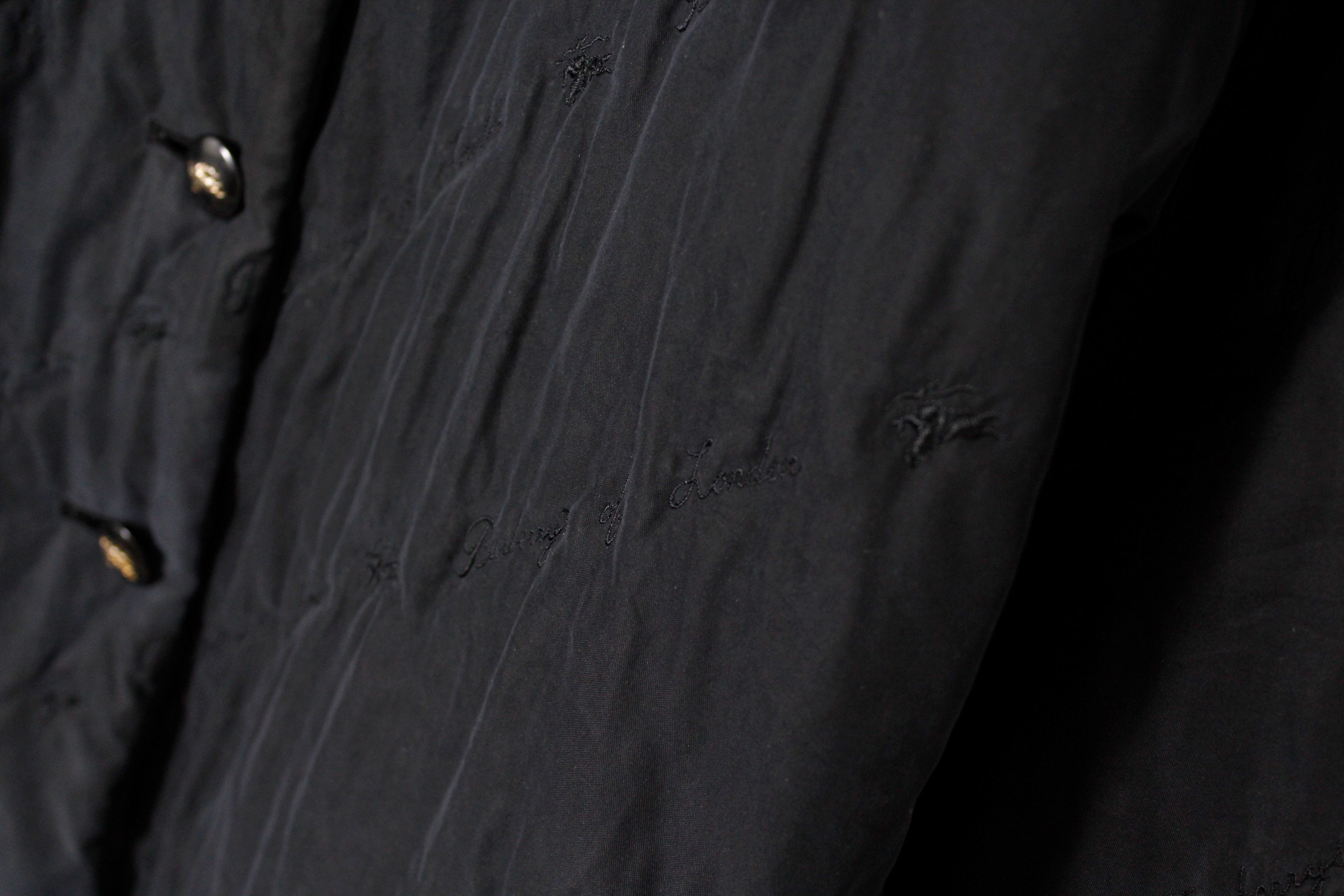 Burberry × Burberry Prorsum × Vintage Vintage Burberry Knight Monogram Logo Quilted Coat 90s Size L / US 10 / IT 46 - 4 Thumbnail