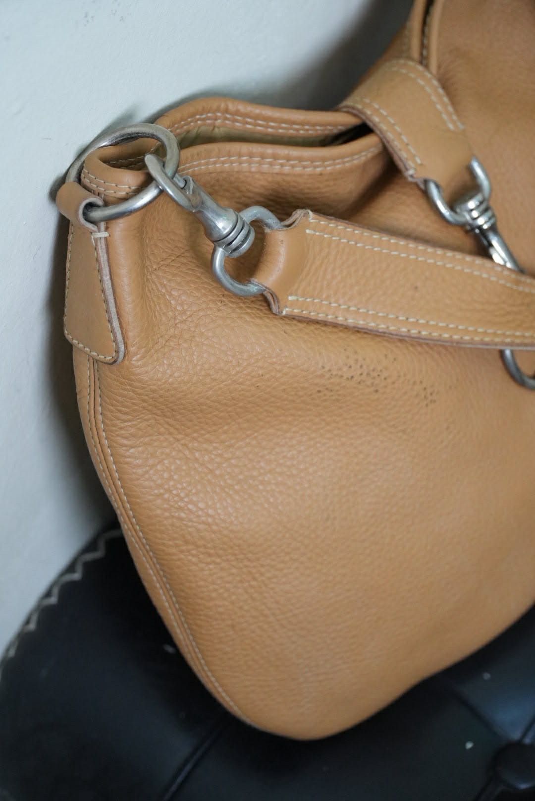 Miu Miu Miu Miu Prada Brown Grained Leather Hobo Shoulder Bag Size ONE SIZE - 9 Thumbnail