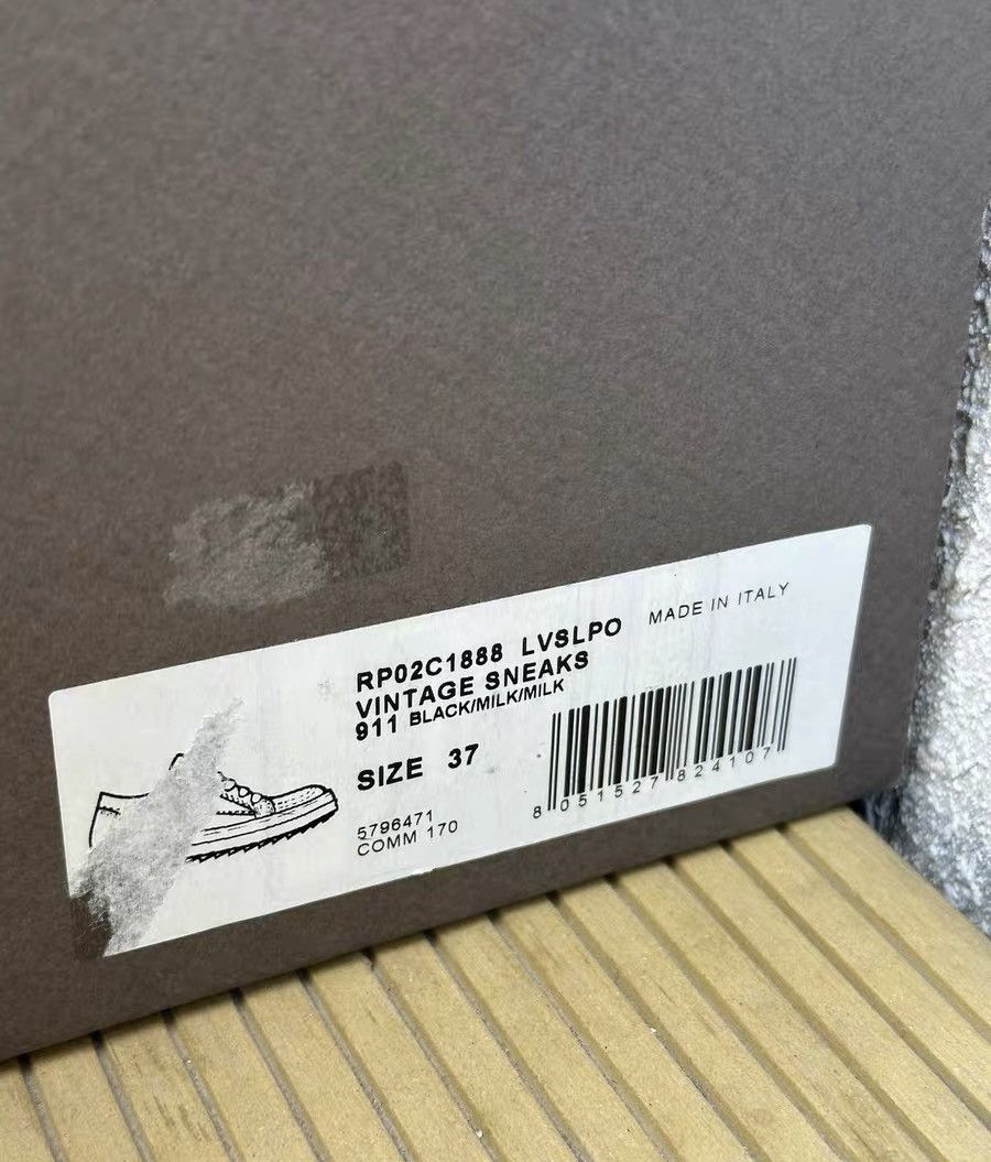Rick Owens Rick Owens 24SS women's velvet suede Vans-inspired shoes Size US 7 / IT 37 - 9 Thumbnail