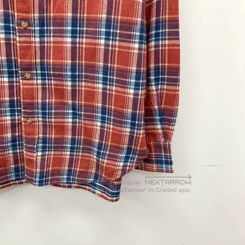 Acne Studios Acne Studios Red Plaid Smile Embroidered Cotton Lapel Sing Size US XXS / EU 40 - 4 Thumbnail