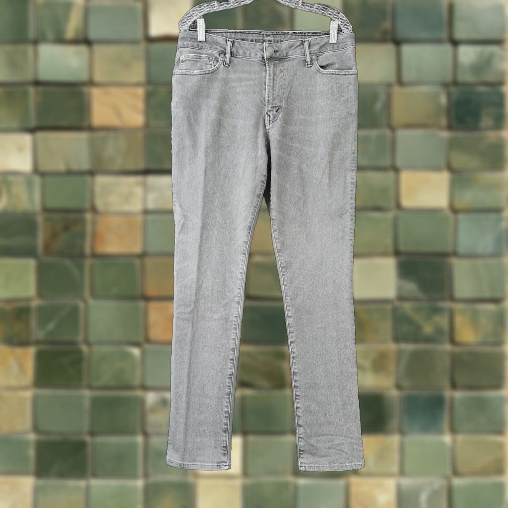American Eagle Outfitters American Eagle Mens Slim Flex Gray Jeans Size 34x31 Size US 34 / EU 50 - 1 Thumbnail
