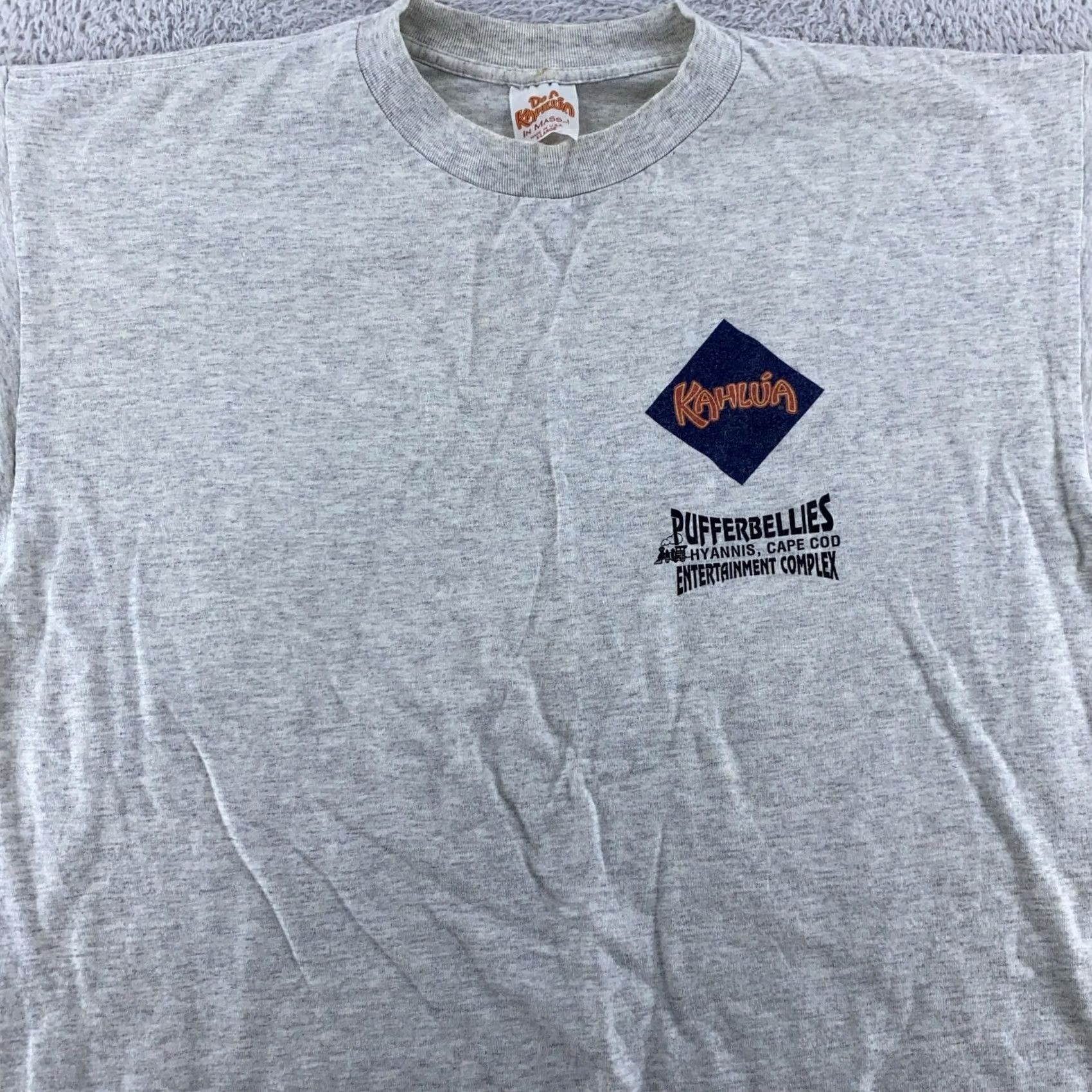 Vintage VINTAGE Do A Kahlua T-Shirt XL Pufferbellies Bar Cape Cod Massachusetts 90s Mens Size US XL / EU 56 / 4 - 2 Thumbnail
