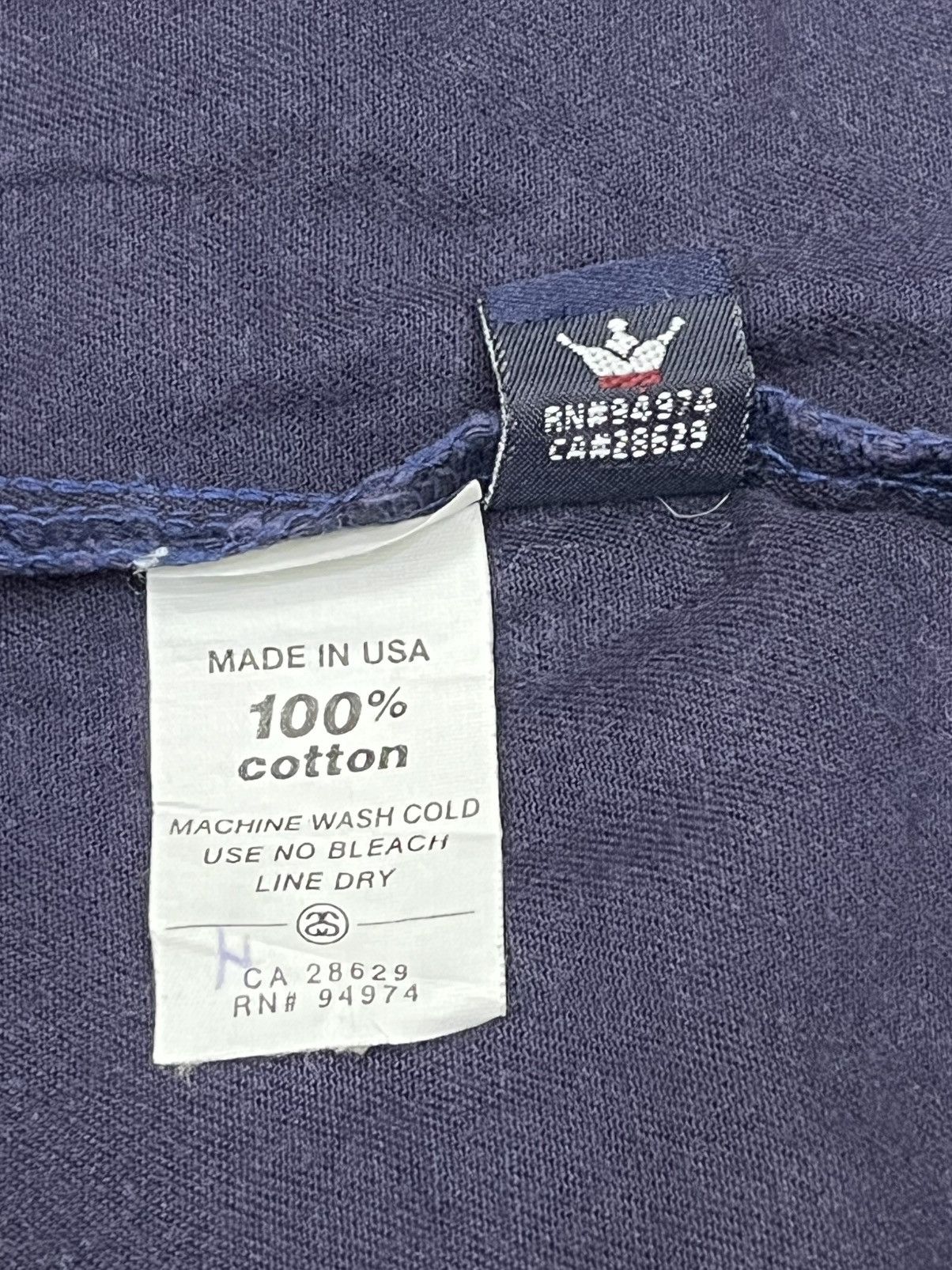 Stussy Vintage Stussy USA Blue Tag Sun Faded Button-Up Shirt (M) Size US M / EU 48-50 / 2 - 7 Thumbnail