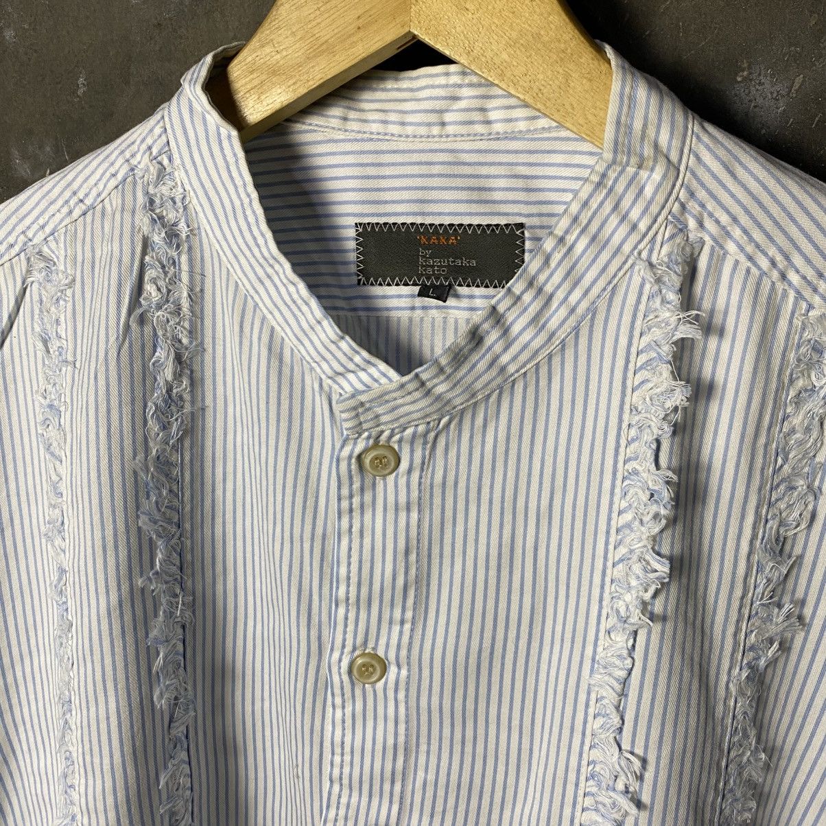 Designer × Japanese Brand × KATO Vintage kazutaka kato changi stripped shirt Size US L / EU 52-54 / 3 - 5 Thumbnail