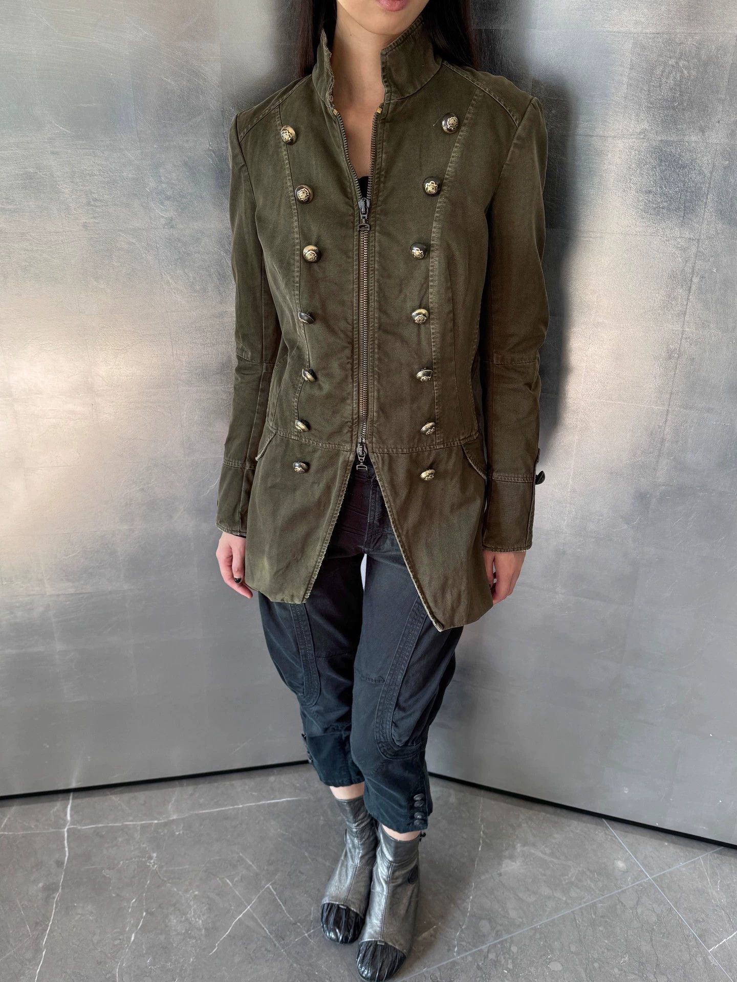 Other Napoleon Military Double Zipper Jacket Size 40 Size S / US 4 / IT 40 - 5 Thumbnail