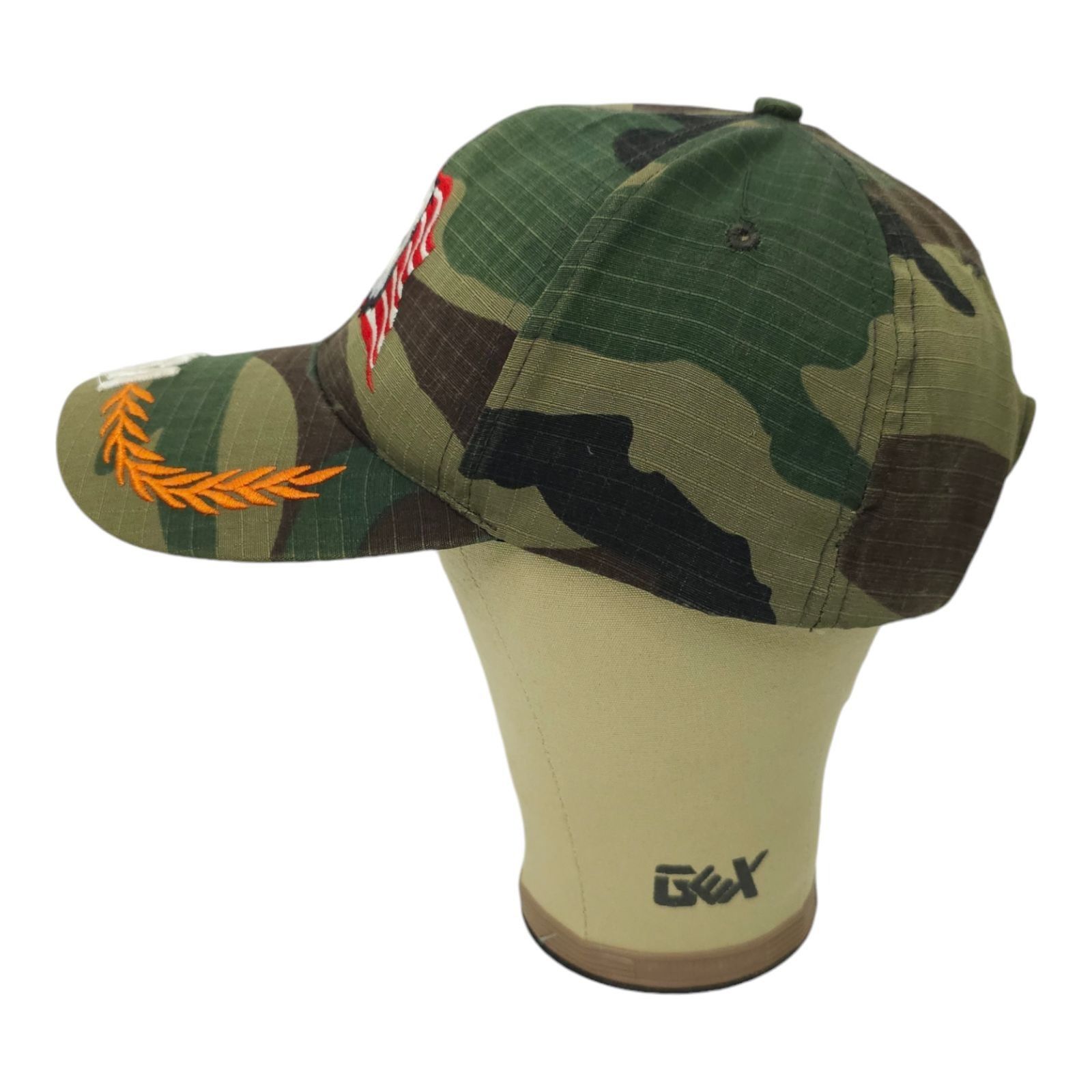 Other Bald Eagle USA Flag Camo Strapback Cap Embroidered Hat Size ONE SIZE - 10 Thumbnail