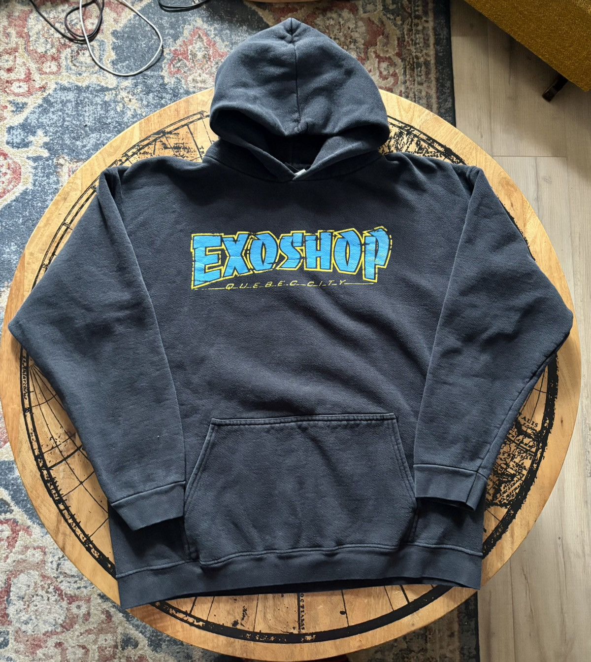 Vintage Vintage EXO Shop Canadian Skate Quebec City Hoodie Size US L / EU 52-54 / 3 - 1 Thumbnail