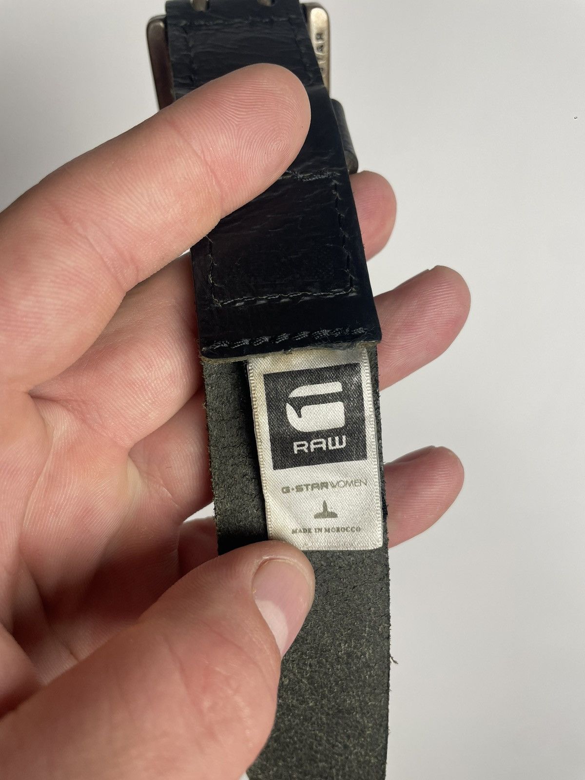 G-Star × Japanese Brand G Star RAW leather Belt Size ONE SIZE - 5 Thumbnail