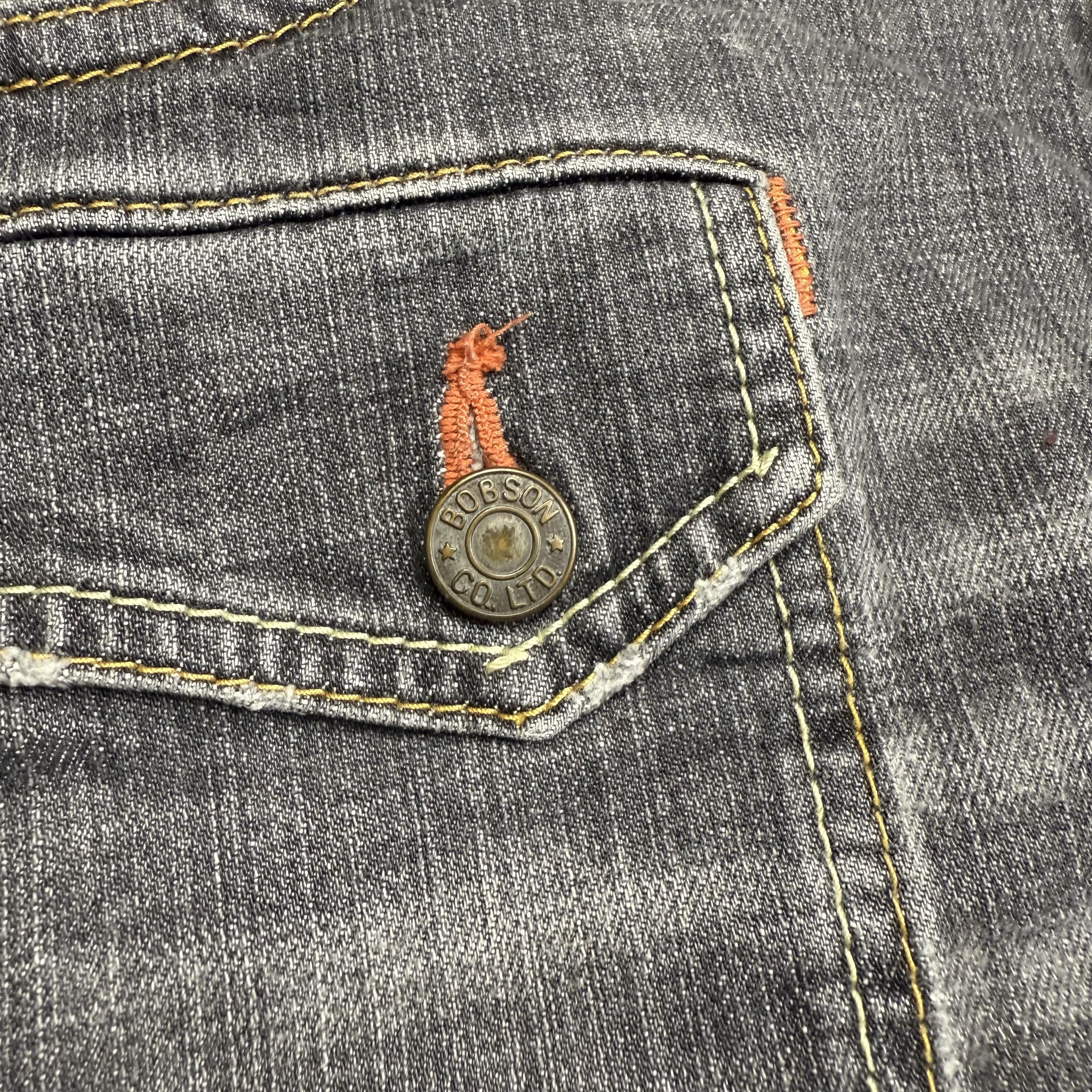 Vintage Bobson Happy Face Flare Jeans Size US 30 / EU 46 - 5 Thumbnail