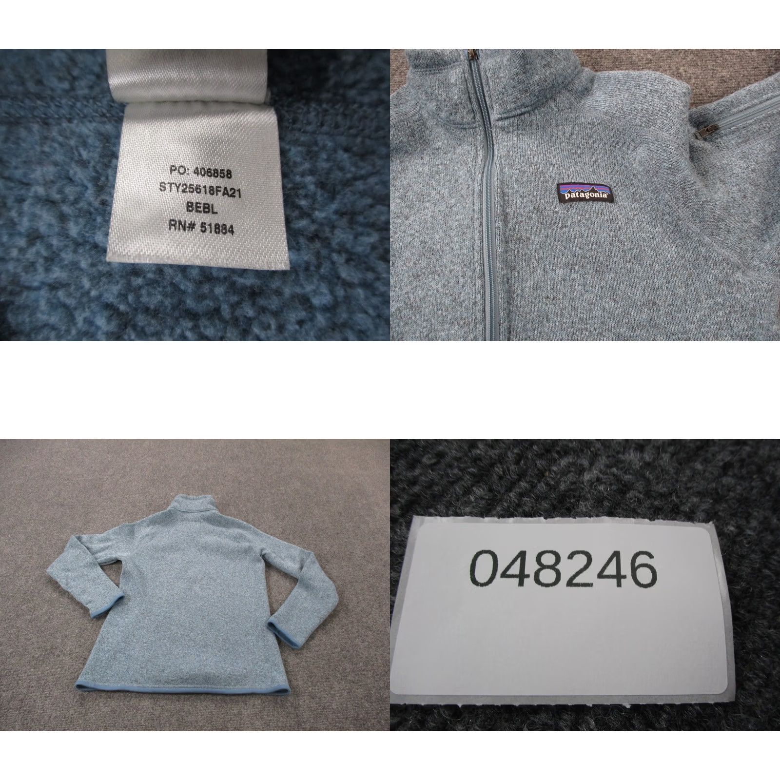 Patagonia Patagonia Jacket Women XS Blue Better Sweater Fleece Jumper Hiking Camping 25618 Size XS / US 0-2 / IT 36-38 - 8 Thumbnail