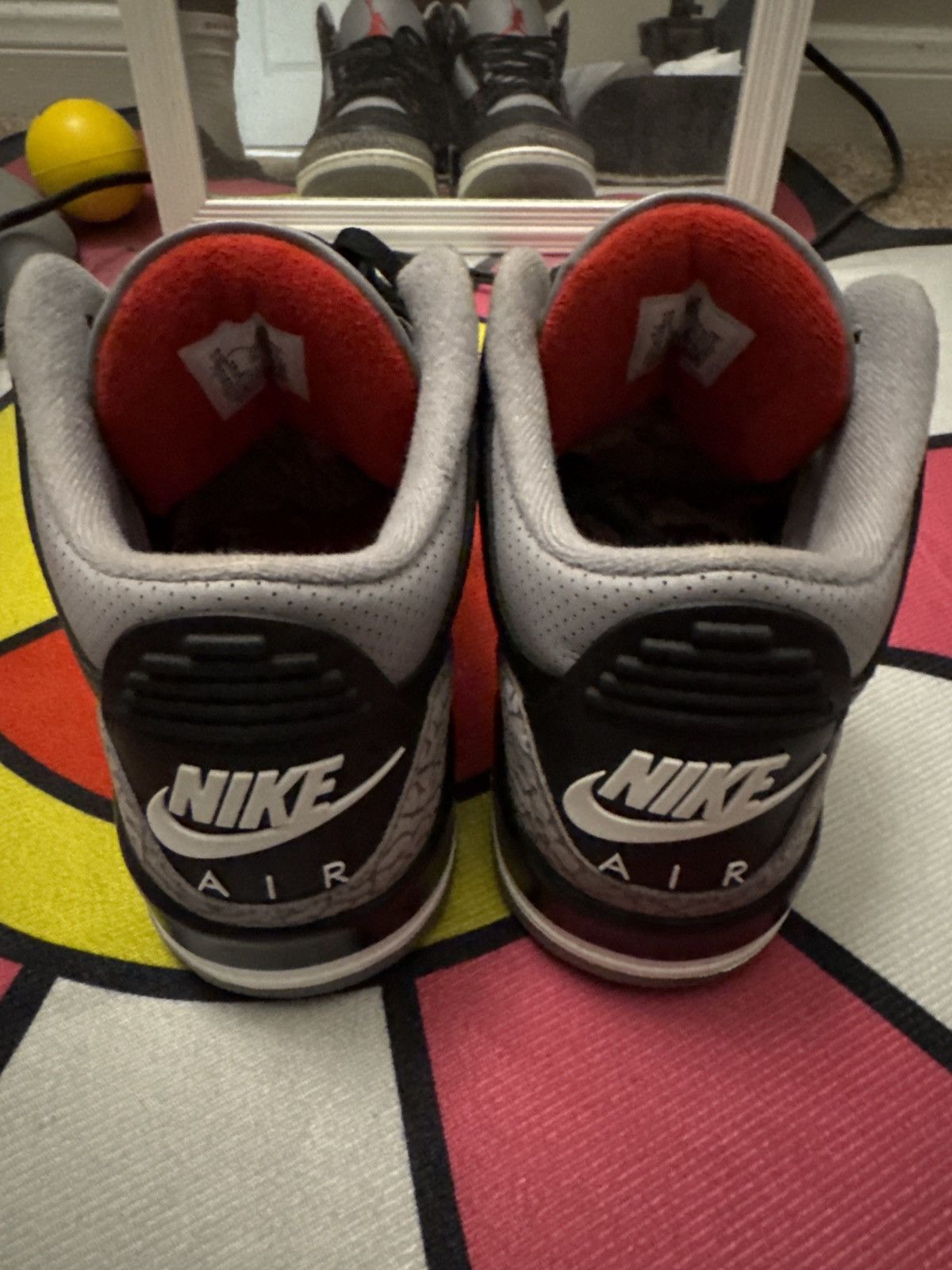 Jordan Brand Jordan 3 Black Cement Size US 10 / EU 43 - 4 Thumbnail