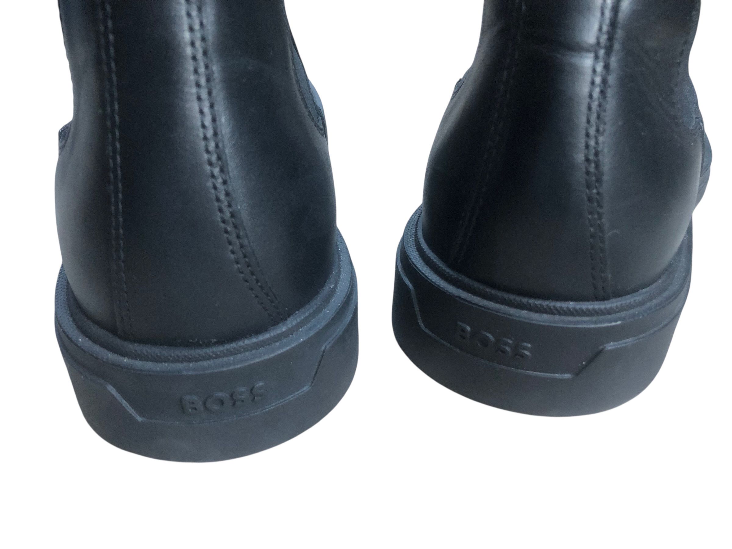 Hugo Boss 🔥Rare BOSS Calev Cheb Leather Chelsea Boots Hugo Boss Size US 8 / EU 41 - 8 Thumbnail