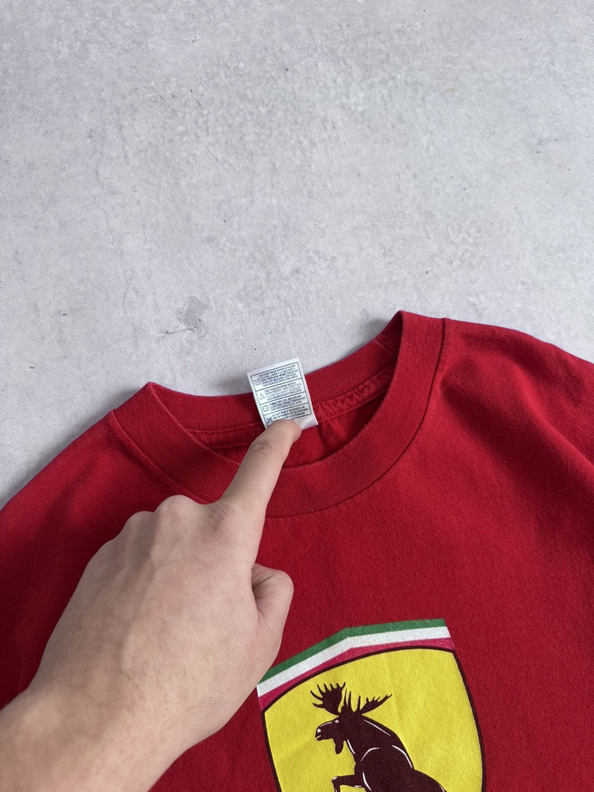 Vintage Vintage Alaska Ferrari Humor Y2K Alstyle Apparel & Activewea Size US L / EU 52-54 / 3 - 5 Thumbnail