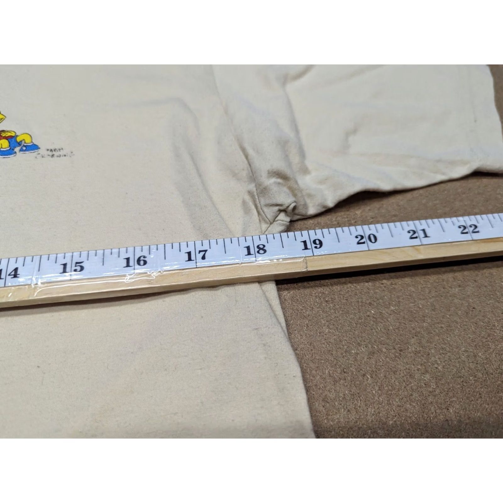 Vintage VINTAGE The Simpsons Mens T-Shirt Small Beige Barts Short Sleeves Tee Shirt Size US S / EU 44-46 / 1 - 5 Thumbnail