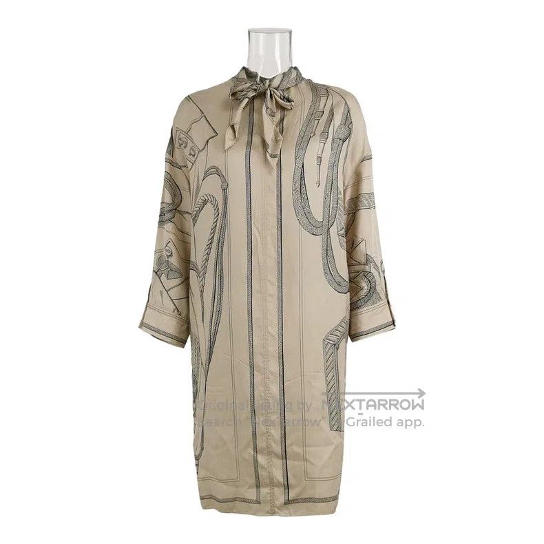 Hermes Hermes Silk printed dress Size XS / US 0-2 / IT 36-38 - 1 Thumbnail