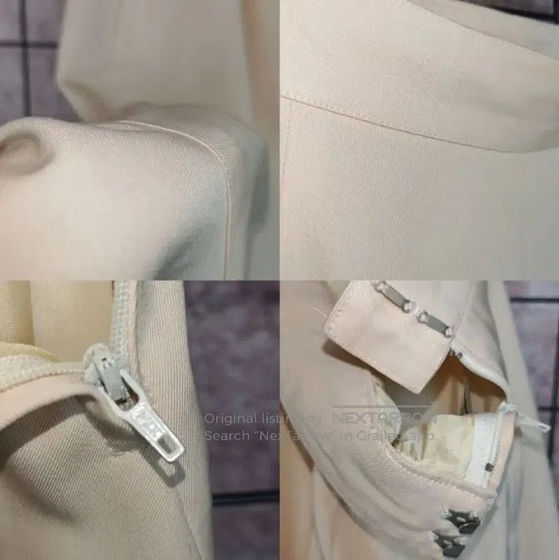 Dior Dior Beige Summer Wool Flared Pants . Size 24" / US 00 / IT 34 - 6 Thumbnail