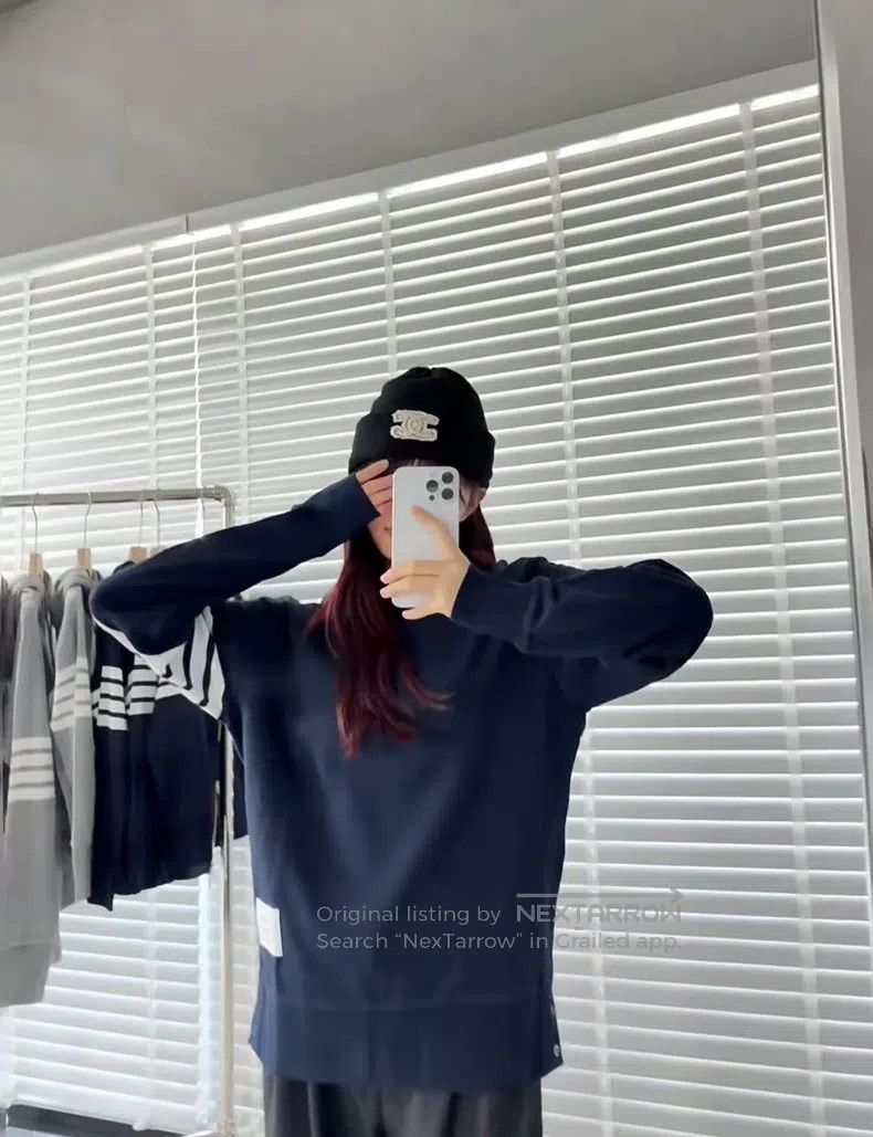 Thom Browne Thom Browne Blue hoodie Size US XL / EU 56 / 4 - 8 Thumbnail