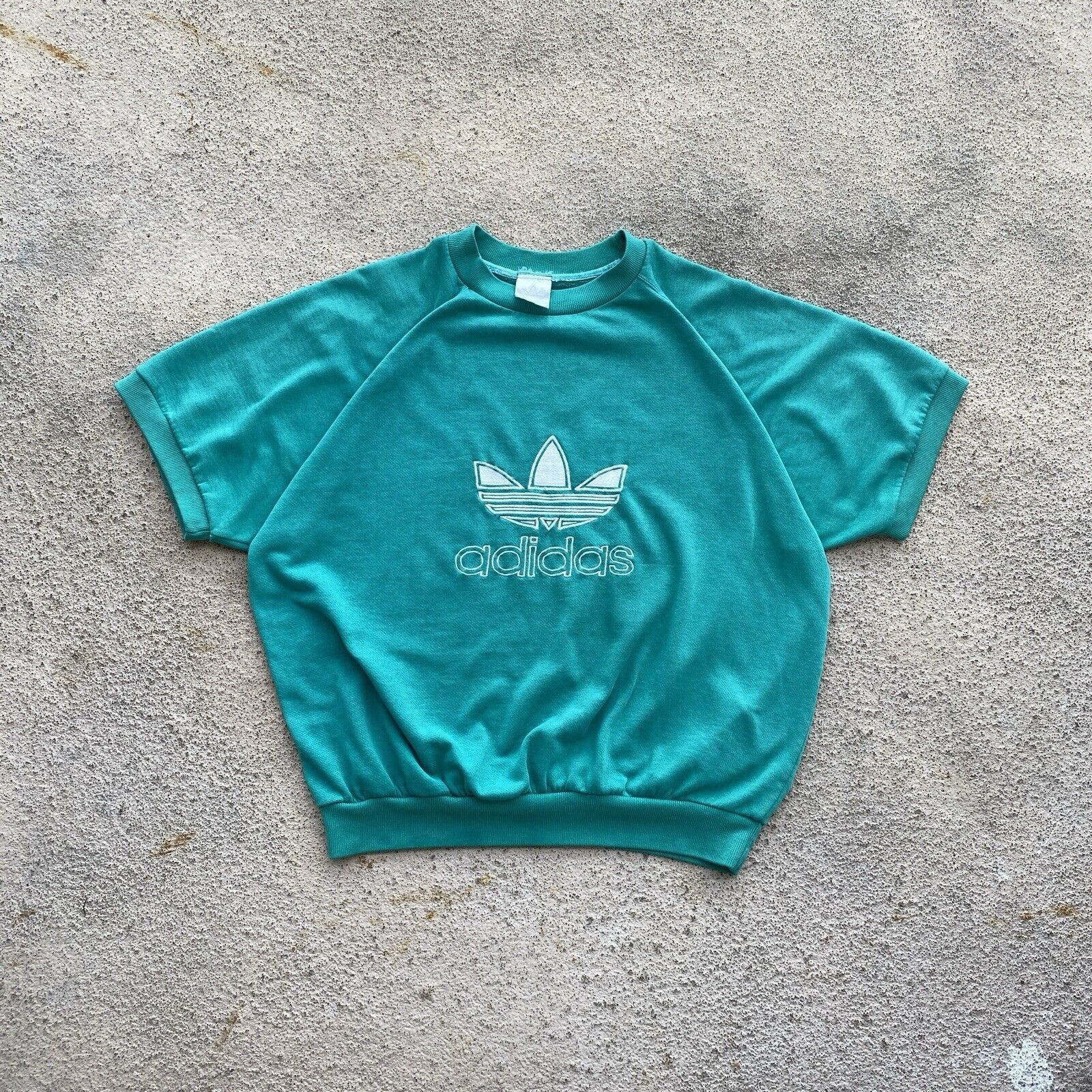 vintage 70s Adidas Ringer Shirt sweatshirt 3/4 WALESBONNER
