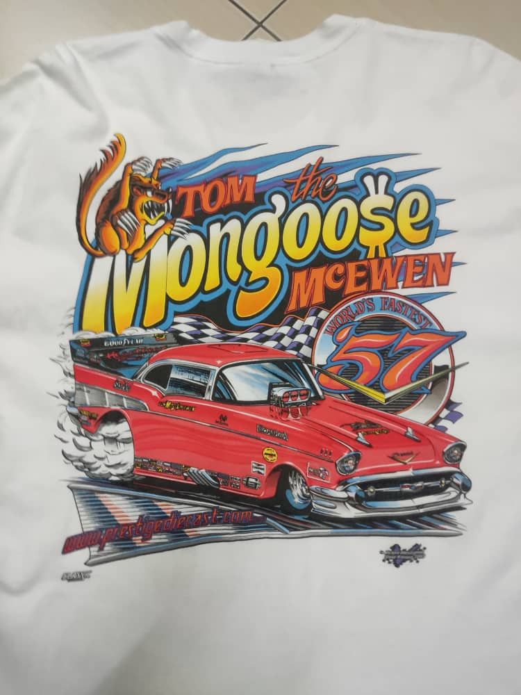 Hanes VINTAGE TOM MCEWEN THE MONGOOSE 57 Size US L / EU 52-54 / 3 - 2 Thumbnail