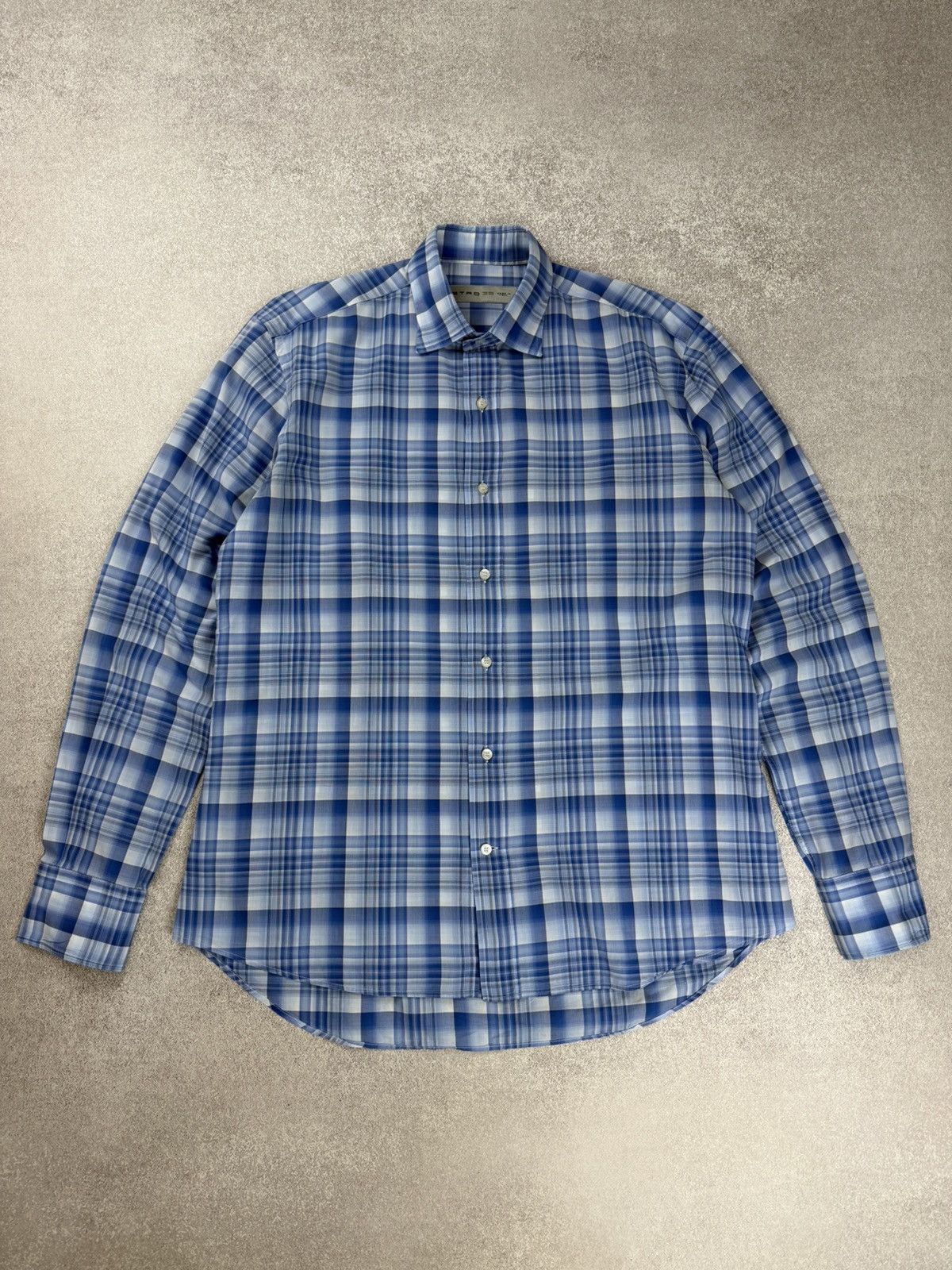 Etro Etro Men’s Long Sleeve Shirt Blue Size 39 Size US M / EU 48-50 / 2 - 1 Thumbnail