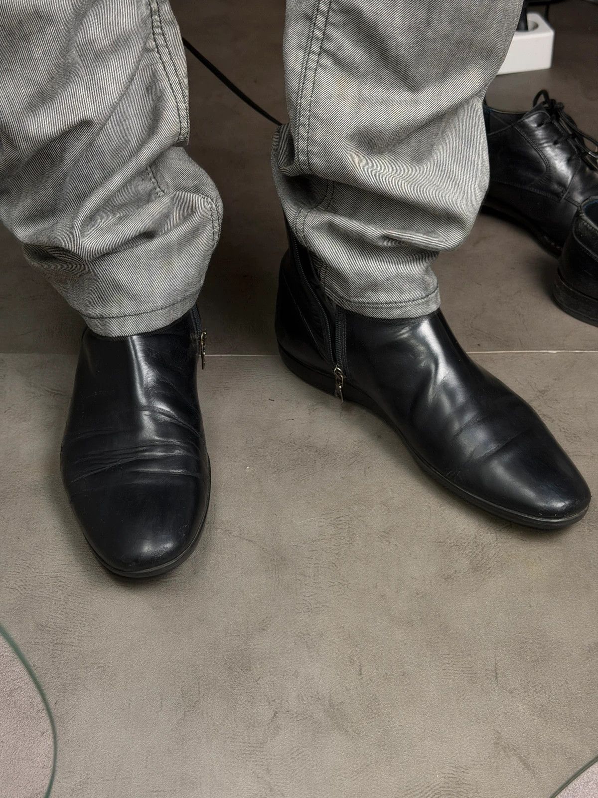 Prada Prada archive leather high top boots 90’s Size US 10.5 / EU 43-44 - 4 Thumbnail